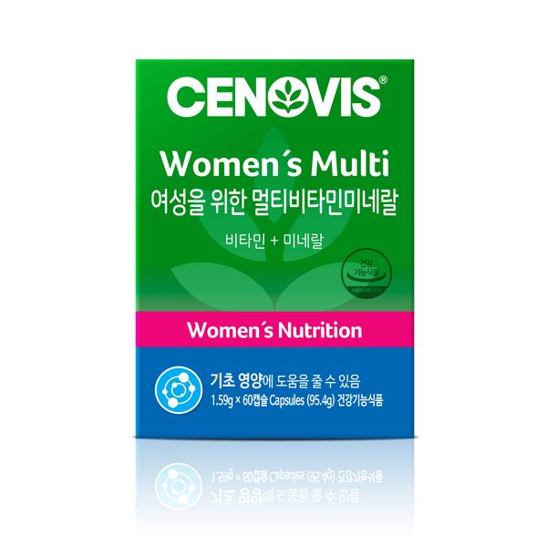 [세노비스] 여성용 멀티비타민 미네랄 60캡슐