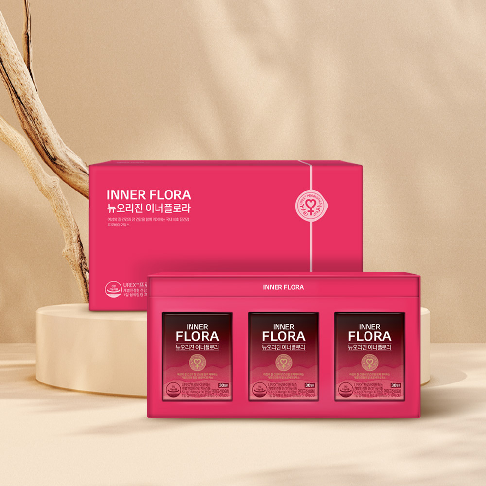 [뉴오리진] 이너플로라 트리플 선물세트(30캡슐*3박스)