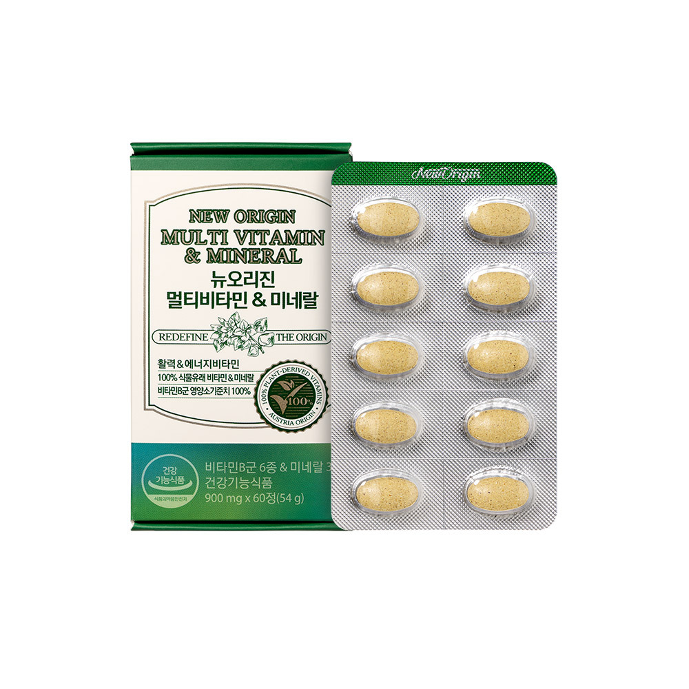 [뉴오리진] 멀티비타민&미네랄 60정(30일분)