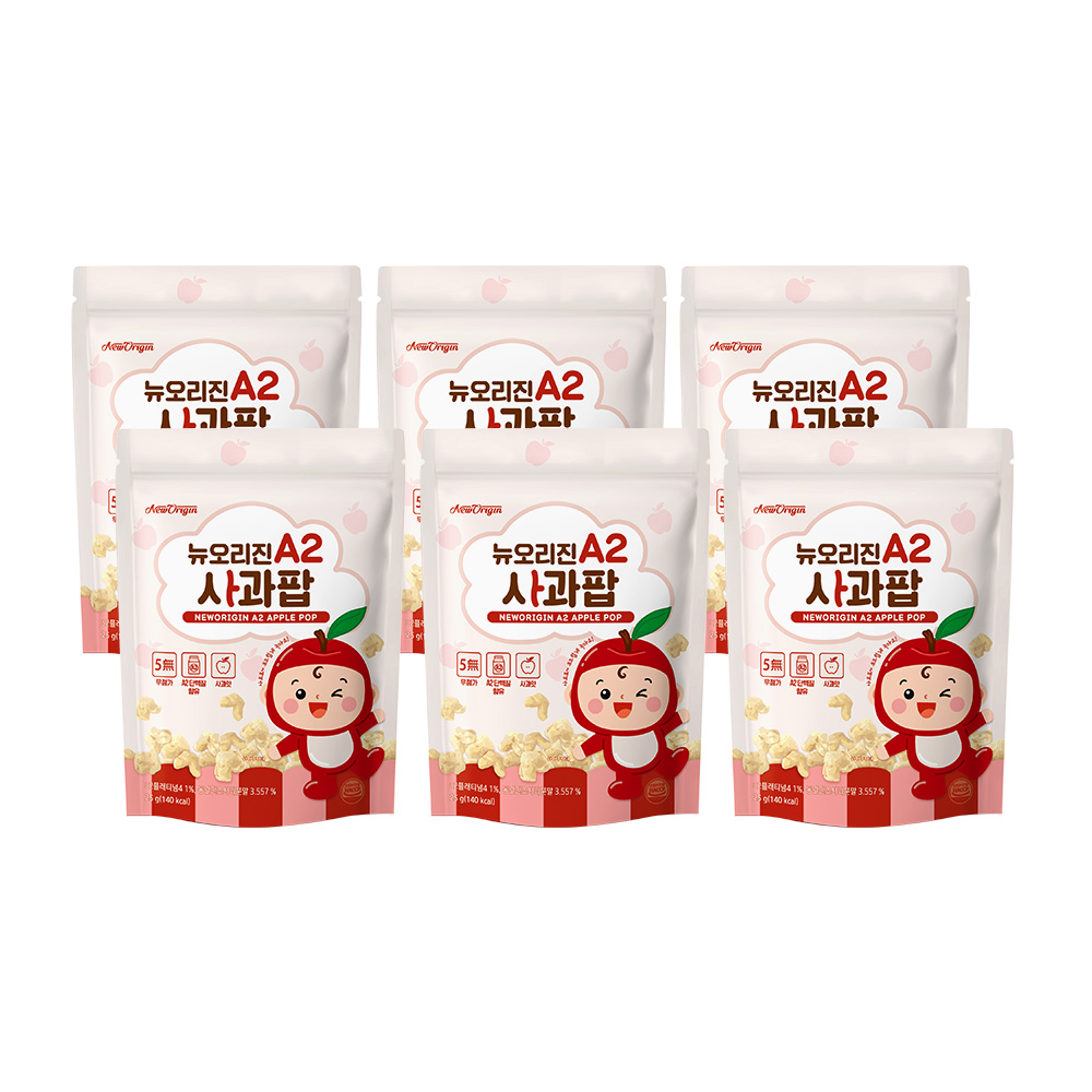[뉴오리진] A2사과팝 25g x 6봉