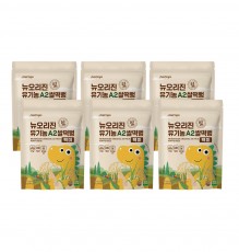 [뉴오리진] 유기농 A2쌀떡뻥 25g 백미 x 6봉
