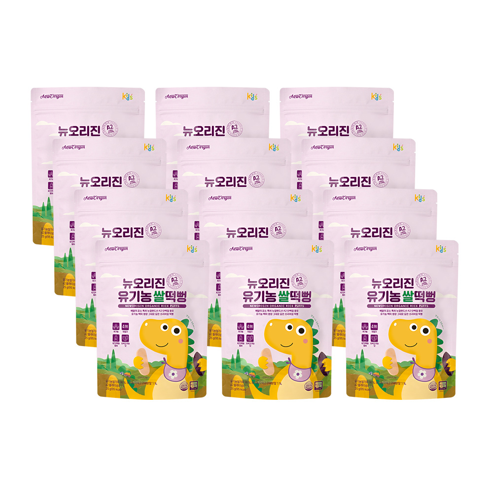[뉴오리진] 유기농 A2쌀떡뻥 25g 고구마 x 12봉