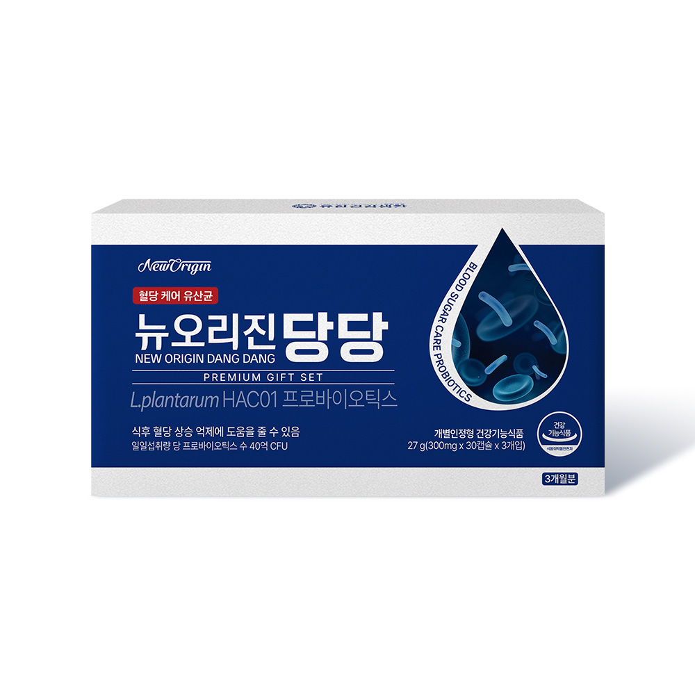 [뉴오리진] 당당 혈당유산균 90캡슐(3개월분)