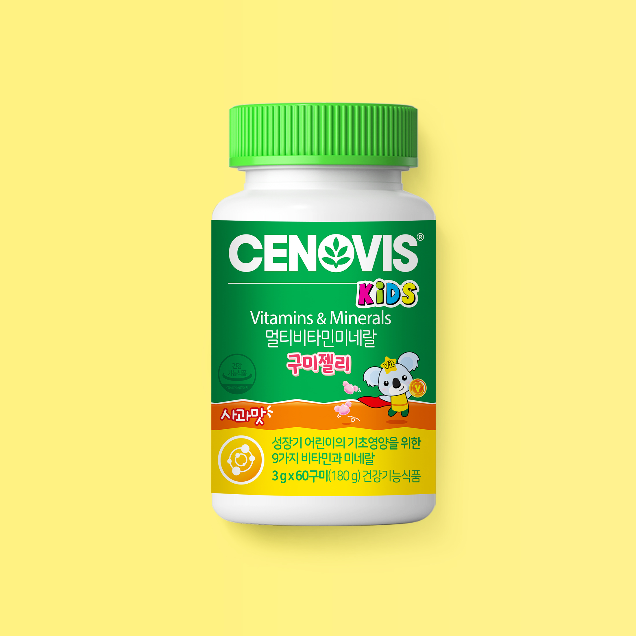 [세노비스] 키즈 멀티비타민미네랄 구미젤리 60구미